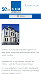 Mobile Screenshot of blum-immobilien.de